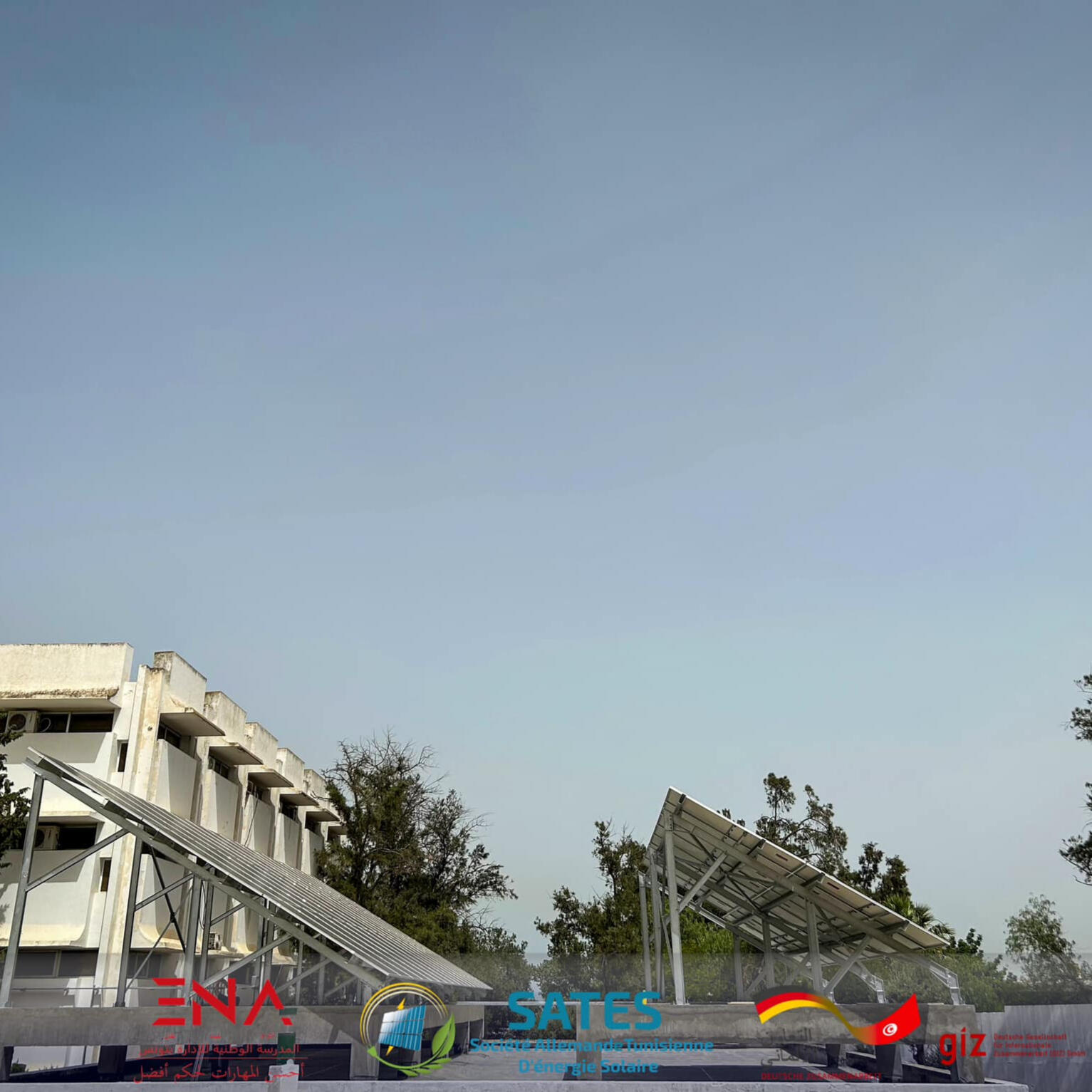 Installation Photovoltaique du SATES pour l'école Nationale De l'Administration de tunis (ENA)
